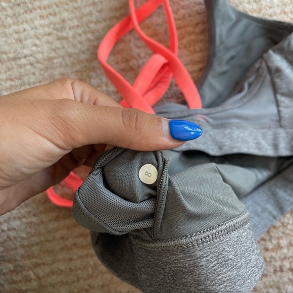 Lululemon Grey Sports Bra - Picture 4 of 4